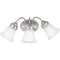 Progress Lighting Fluted Glass Collection Three-Light Bath & Vanity P3289-09ET - alternate 8